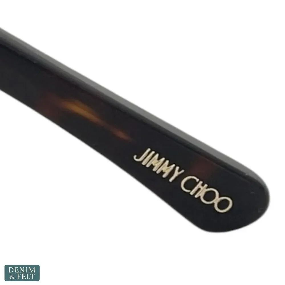 NEW Jimmy Choo Karly Havana Square Oversized Gradient Luxury Designer Sunglasses